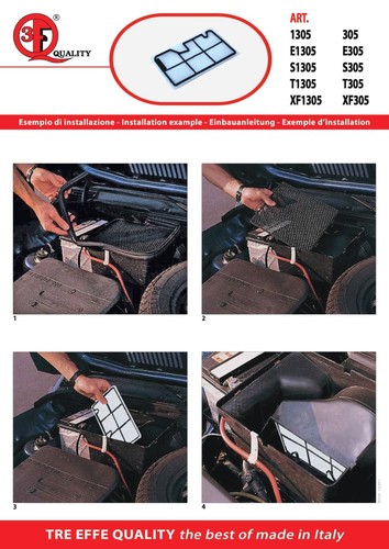Filtro abitacolo carboni attivi 3FQ per: FIAT PANDA serie 1, SEAT MARBELLA - Imagen 4 de 4