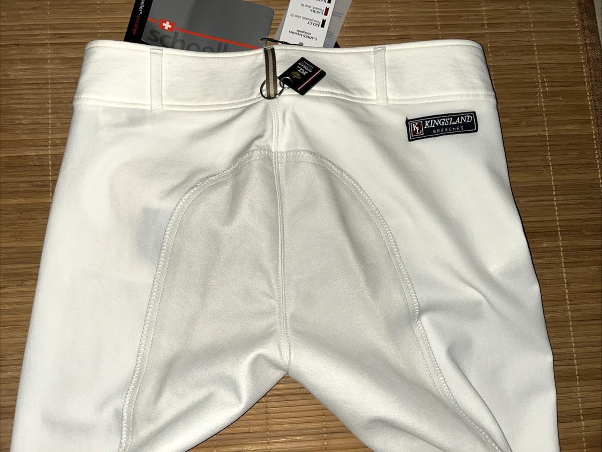 KINGSLAND Karen Turnier Reithose Damen Vollbesatz weiß Gr 38 SCHOELLER % UVP180€