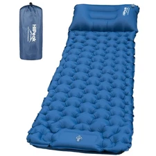 HiiPeak Sleeping Pad for Camping- Ultralight Inflatable Sleeping Mat with Bui...