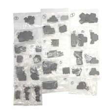 Mixed Lot of Entrelec, Wago Terminal Block End/Partition Plate Covers Gray