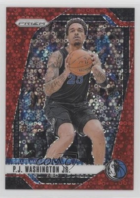 2024-25 Panini Prizm Fast Break Red Prizm 68/100 PJ Washington Jr #174 4g8