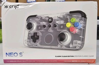 CRKD NEO S  CLEAR EDITION For Switch PC Mobile (Complete In Box) New Flawed Box 