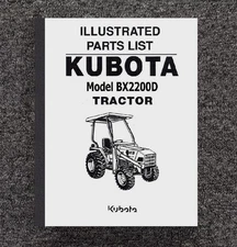 BX2200D 2200 Tractor Parts Manual Kubota BX2200 Tractor  Exploded View BX2200D