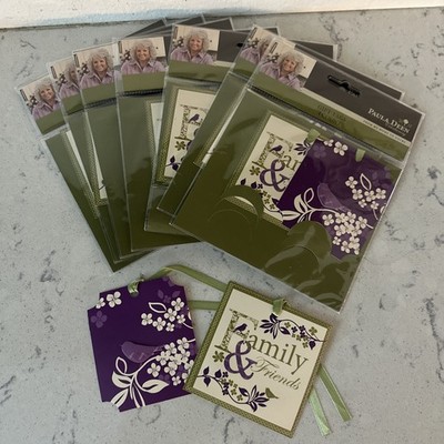 Paula Deen Kitchen JUMBO GIFT TAGS Studio18 - 7 Packs of 4 Purple, Green, Beige