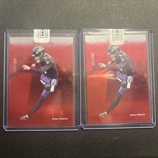 2024 (2) Justin Tucker Prestige Xtra Points Red#27 RARE #’999 Ravens