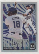 2020 Panini Donruss Optic Optic Illusions Holo Prizm Keston Hiura #OI-15 0jj3