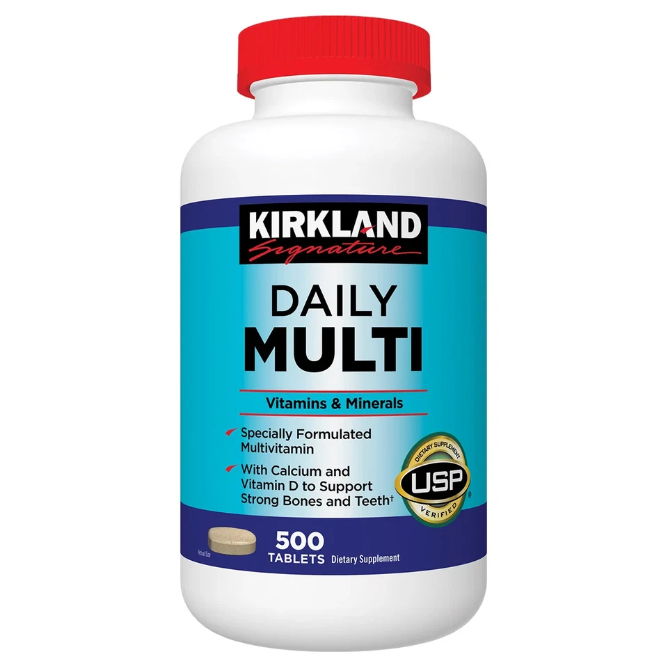 Kirkland Signature Daily Multi, APOYA LA SALUD GENERAL - 500 Comprimidos Foto 2 de 4