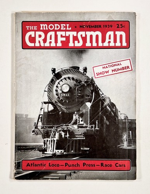 #ad 1939 Nov MODEL CRAFTSMAN Lehigh Valley Camelback BLUEPRINTS model making VALVES $10.52