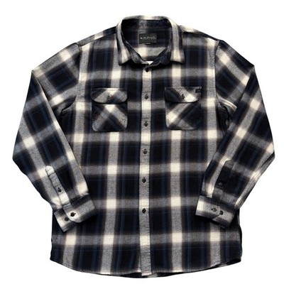 Rip Curl Plaid Flannel Button Up Shirt Flap Pockets Indie Grunge Normcore Mens L