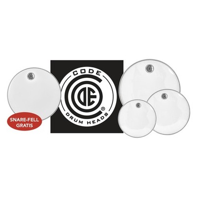 Code DNA Clear Set Rock - Schalgzeugfellset