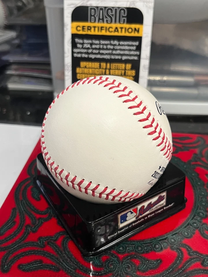 Rangers Bruce Bochy Autografiado Serie Mundial 2023 Grandes Ligas Béisbol Certificado de Autenticidad JSA Foto 3 de 4