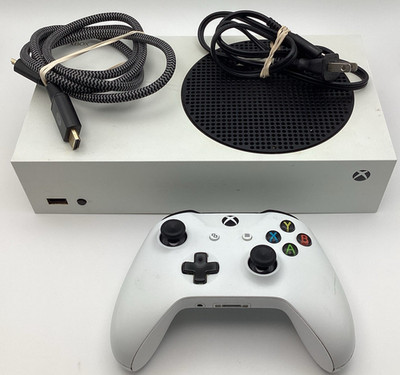 Microsoft Xbox Series S 512GB White Console With Controller HDMI Power Cable