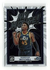 DONOVAN MITCHELL #10 2020-21 PANINI OPTIC JAZZ MY HOUSE
