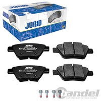 Jurid BremsbelÄGe Hinten Passend FüR Audi A1 A3 Seat Leon Skoda Octavia Superb Y