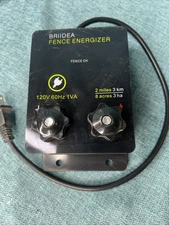 Briidea 2 Mile Electric Fence Energizer for Preventing Wild Animals Intruding