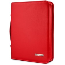 Czerwony Beltimore luksusowy męski biwuar aktówka teczka organizer dla handlowca