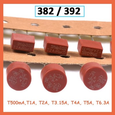500mA - 6.3A 250V Sicherungen Miniaturen Träge Littelfuse Fuse Radial Sicherung