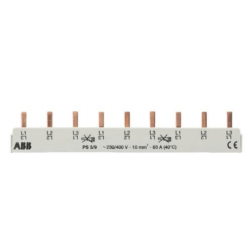 ABB Phasenschiene 1-phasig 3-phasig 3/12 3/9 3/6 1/12 Sammelschiene Schiene - Afbeelding 9 van 10