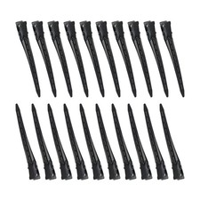 20 Pcs 3.5 Inches Duck Bill Hair Clips Black Metal Alligator Curl Clips with ...