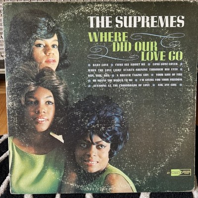 THE SUPREMES Where Did Our Love Go Vinyl Record LP 1964 Motown M 621