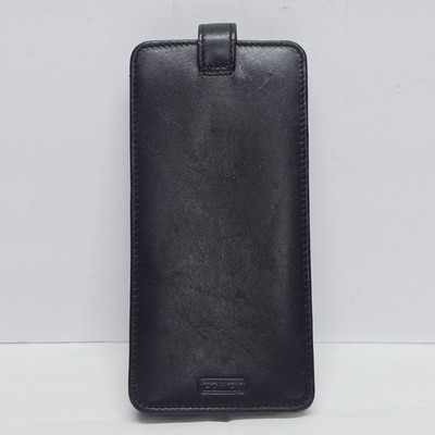 メガネ・老眼鏡 Vintage OLD COACH Leather Glasses Case Vintage Coach Soft Black Leather Pouch Thin Eyeglasses Case Made