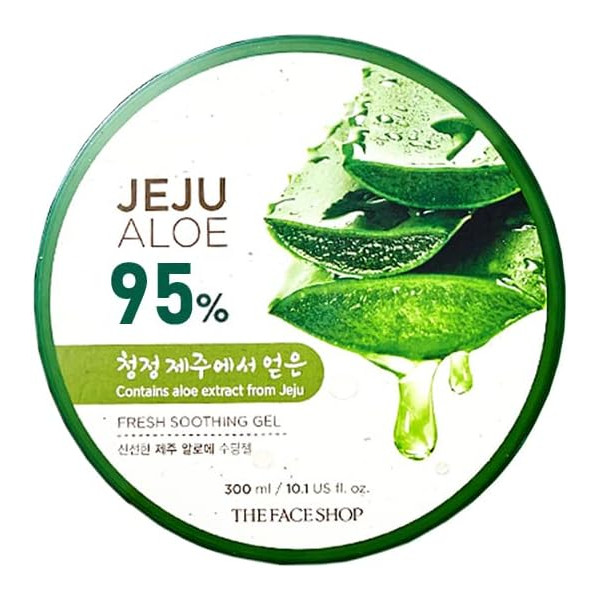 The Face Shop - Jeju Aloe 95% Fresh Soothing Gel 300Ml 300Ml - Image 2