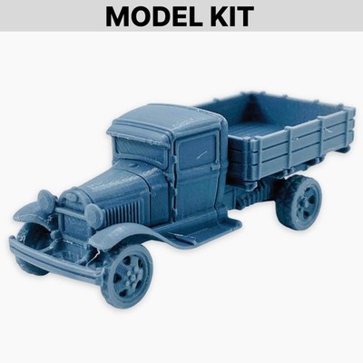 Ford Model AA, Model Kit Vintage Cargo Truck Utility Vehicle Miniature
