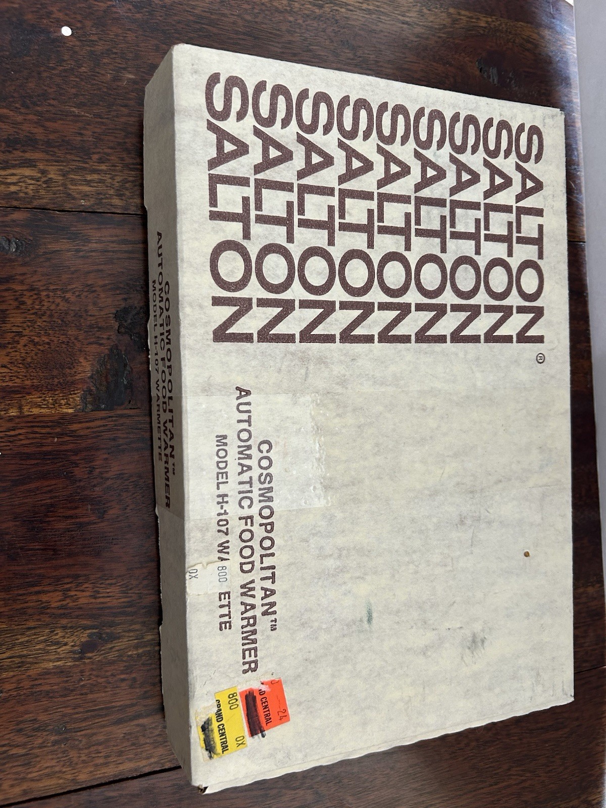 Vintage Salton Hotray Model H-107 Cosmopolitan Automatic Food Warmer• New in Box