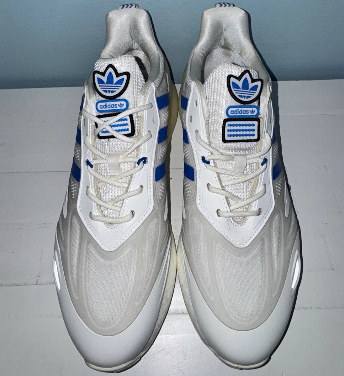 Las mejores ofertas en Adidas ZX 2K Boost 2.0 White Blue Bird | eBay