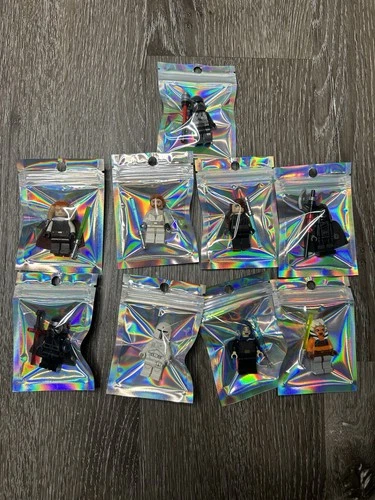 Lego Star Wars Minifigures Lot Good Condition Jedi, White Boba Fett, Rare Kylo