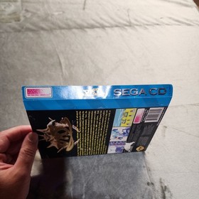 Vay - Sega CD Original Back Art Spine Card & Rear Case Piece Only, READ! 