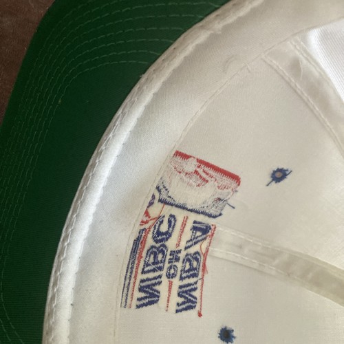 NOS Vintage NBA on NBC Adjustable Snapback Hat 80s Peacock Logo One Size Fits - Picture 9 of 14
