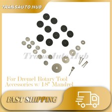 30PCS For Dremel Rotary Tool Accessories Cutting Wheel Set Drill w/ 1/8" Mandrel