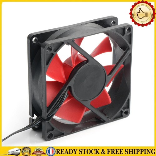 8cm Computer Cooling Fan 3Pin+4Pin Quiet CPU Cooler Chassis Case Water Fan