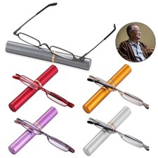 Small portable mini pen holder reading glasses, high-definition, ultra-light