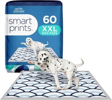 Pet Life Unlimited Smart Prints Extra Extra Large Puppy Pads 30" x 36", 60 Cou