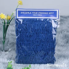 Fishing Net Decoration Party Decoration Nautical Theme Background New #68