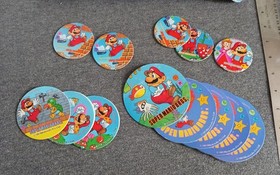 Super Mario Bros. 150 Menko Disc Trading Card Lot Nintendo Famicom