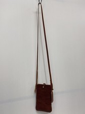 analogico Smartphone Shoulder Bag, Leather, BRW Plain 