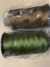 #92 Bonded Polyester Sewing Thread 2 colors  8 Ounces Each spool