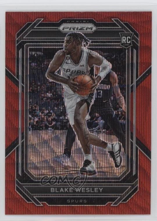 2022-23 Panini Prizm Ruby Wave Prizm Blake Wesley #264 hu1