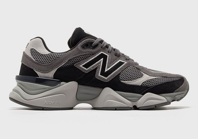 New Balance 9060 ブラック/グレー New Balance 9060 Black Castlerock Men's Grey & Black Sports