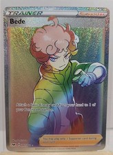 Bede (Secret) Holo Secret Rare SWSH01: Sword & Shield Base Set 207/202 NM