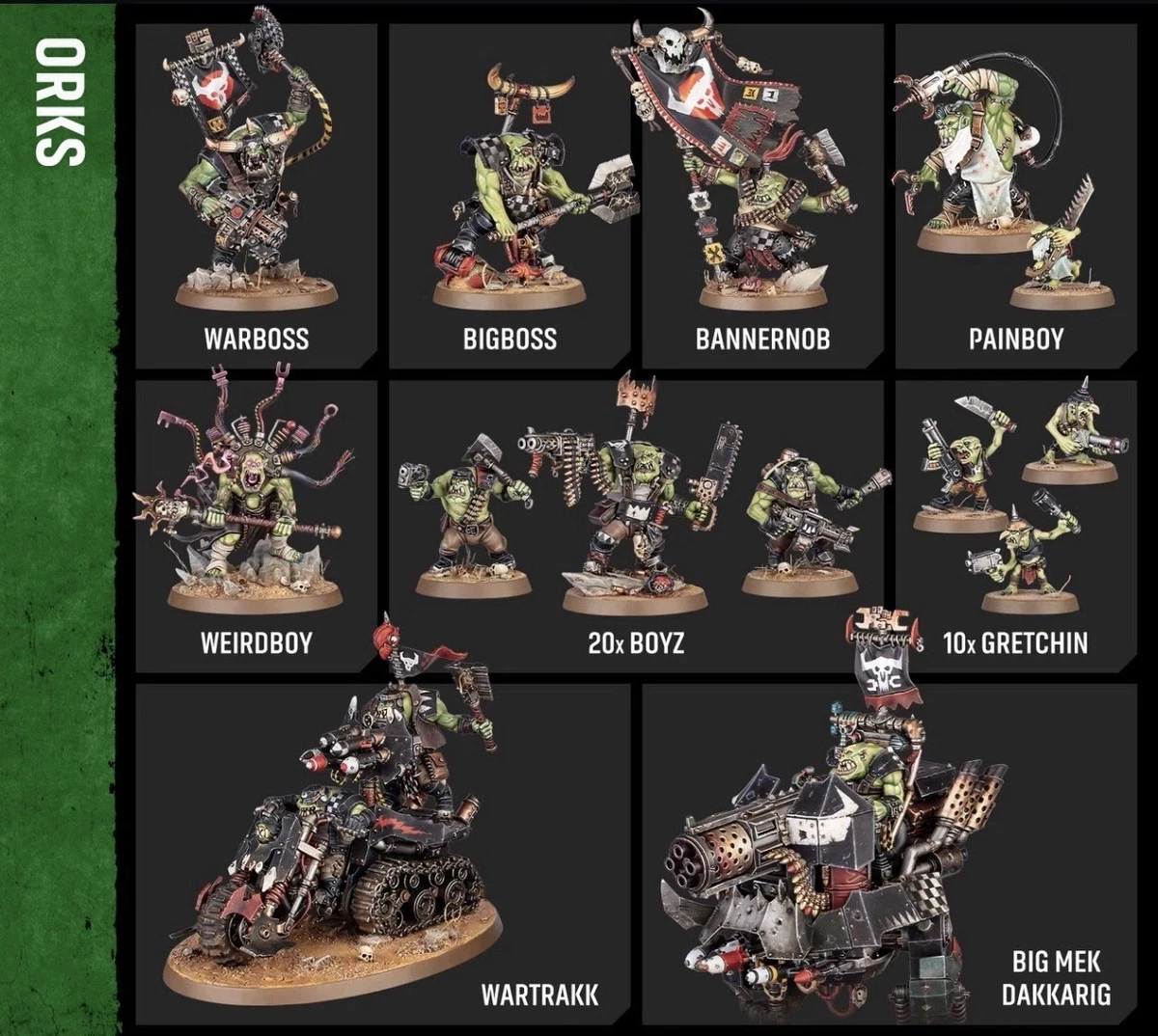 Preços baixos em Miniaturas de Warhammer 40K orks | eBay