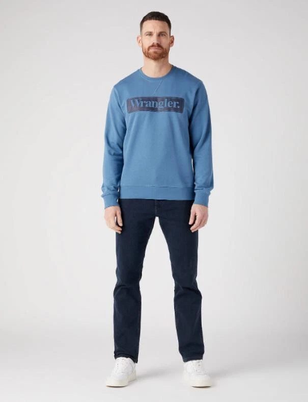 Felpa Wrangler uomo girocollo aviazione - Imagen 2 de 4