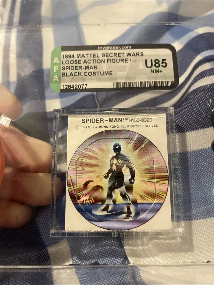 1984 Mattel Secret Wars Black Suit Spider-Man Marvel Comics Action Figure -NICE! - Image 2 of 4