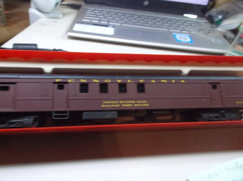 HO Post Office Mail Passenger Car .Pennsylvania 6529 Rivarossi Original Box
