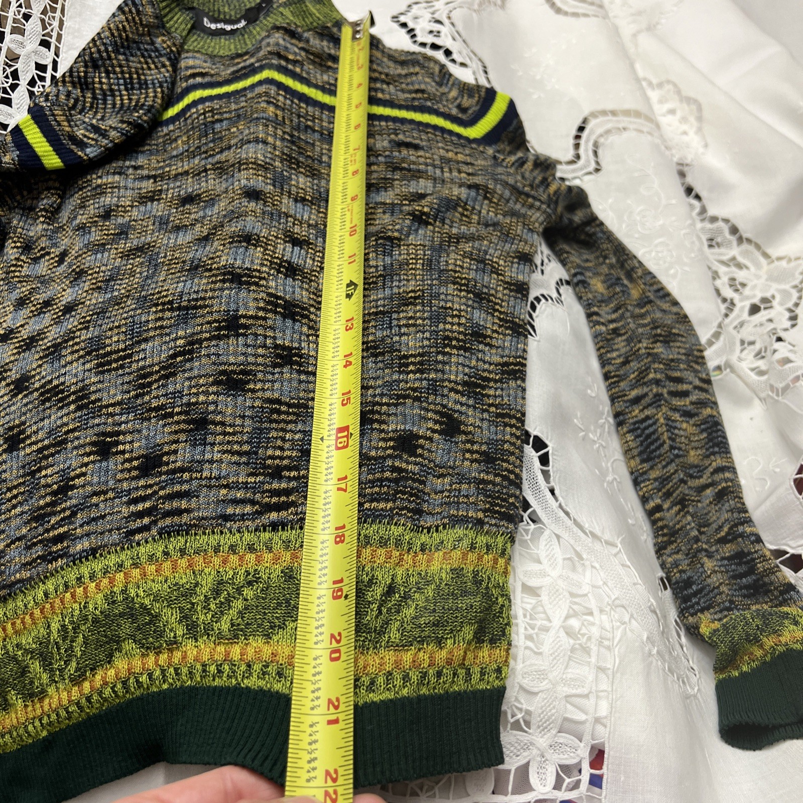 Desigual Woman's Fine Mottled Pullover Sweater Si… - image 13