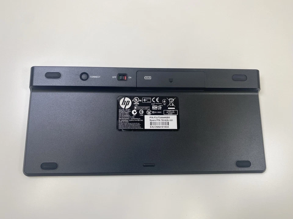 HP Spanish Bluetooth Keyboard F3J73AA#ABM 751625-161 - Image 3 of 3