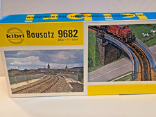 Kibri HO 9682 H0  Eisenbahnbrücke gebogen in OVP